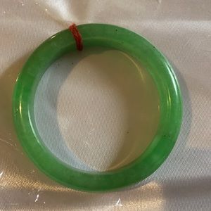 Genuine thick jade bracelet